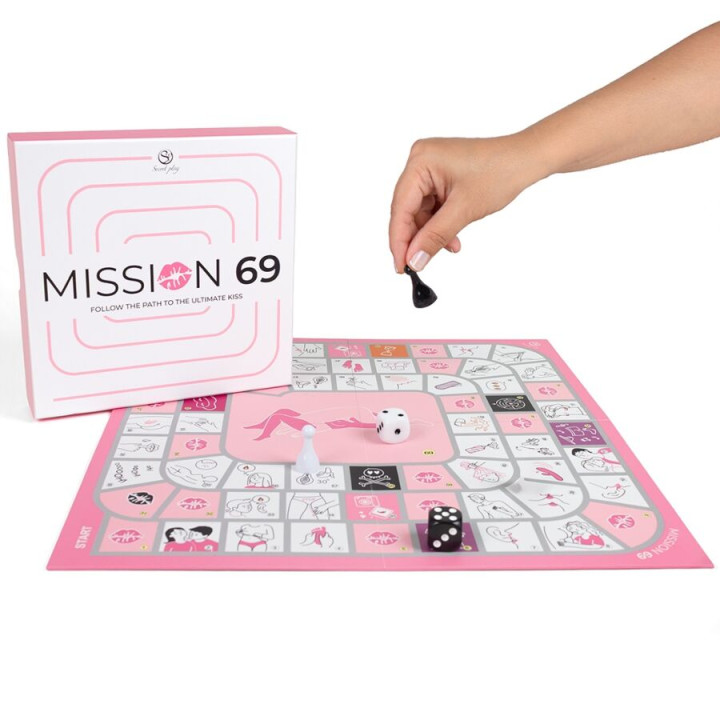 SECRET PLAY - JUEGO DE MESA PARA PAREJAS "MISSION 69" | VibraZon