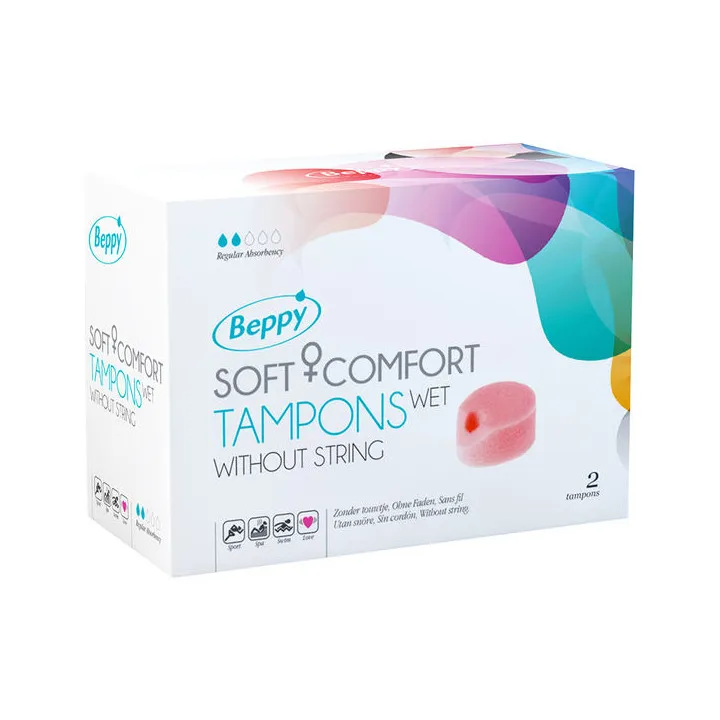 BEPPY - TAMPONES LUBRICADOS 2 UDS