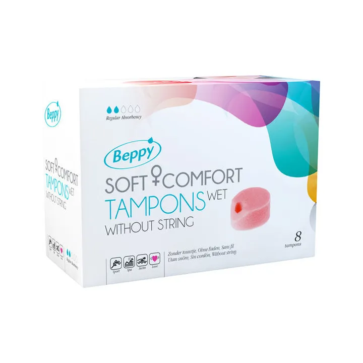 BEPPY - TAMPONES LUBRICADOS 8 UDS