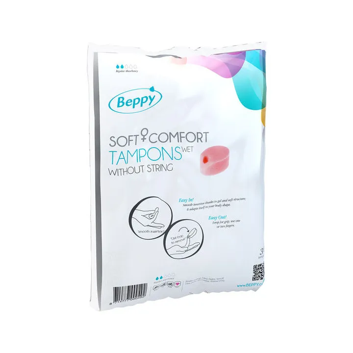 BEPPY - TAMPONES LUBRICADOS 30 UDS