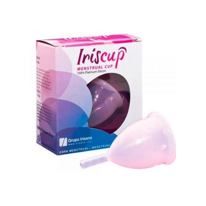 IRISCUP - COPA MESTRUAL ROSA GRANDE + BOLSA ESTERILIZADORA GRATIS | VibraZon