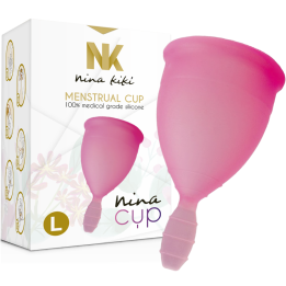 NINA KIKÍ - COPA MENSTRUAL ROSA - TALLA L | VibraZon