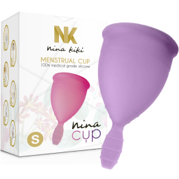 NINA KIKÍ - COPA MENSTRUAL LILA - TALLA S | VibraZon