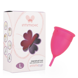 INTIMICHIC - COPA MENSTRUAL SILICONA MEDICA - TALLA L | VibraZon