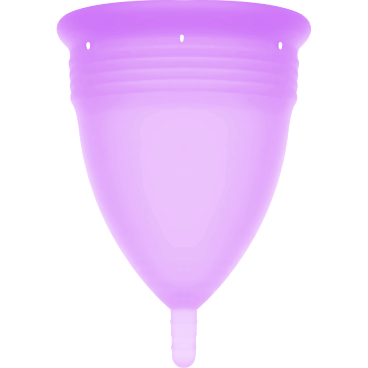 STERCUP - COPA MENSTRUAL FDA SILICONA LILA - TALLA L | VibraZon
