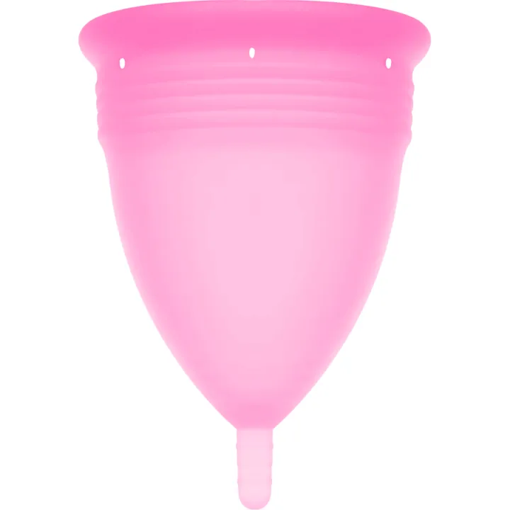 STERCUP - COPA MENSTRUAL FDA SILICONA ROSA - TALLA S