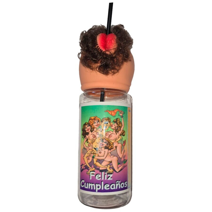 DIABLO PICANTE - BOTELLA LABIOS CUMPLEAÑOS CARNE 750 ML | VibraZon