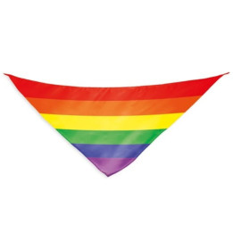 PRIDE - PAÑUELO ALGODÓN TRIANGULAR BANDERA ARCOÍRIS | VibraZon
