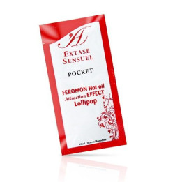 EXTASE SENSUAL - ACEITE MASAJE EFECTO CALOR FEROMONAS PIRULETA 10 ML | VibraZon