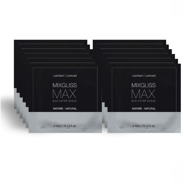 MIXGLISS - MAX LUBRICANTE DILATADOR ANAL PACK 12 MONODOSIS 4ML | VibraZon