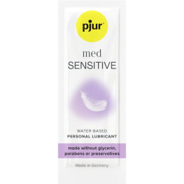PJUR - MED SENSITIVE GLIDE LUBRICANTE BASE AGUA 2 ML | VibraZon
