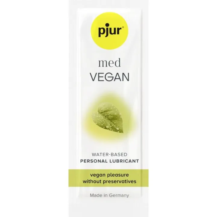 PJUR - MED VEGAN GLIDE LUBRICANTE BASE AGUA 2 ML