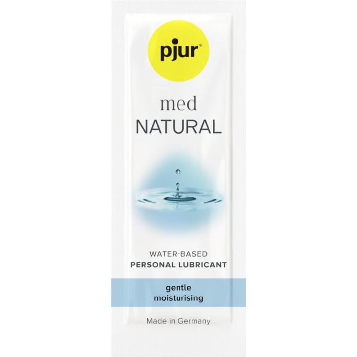 PJUR - MED NATURAL LUBRICANTE BASE AGUA 2 ML | VibraZon