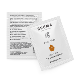 BRUMA - 6 ML GEL DESLIZANTE CON ALOE VERA SABOR A TARTA AMERICANA | VibraZon