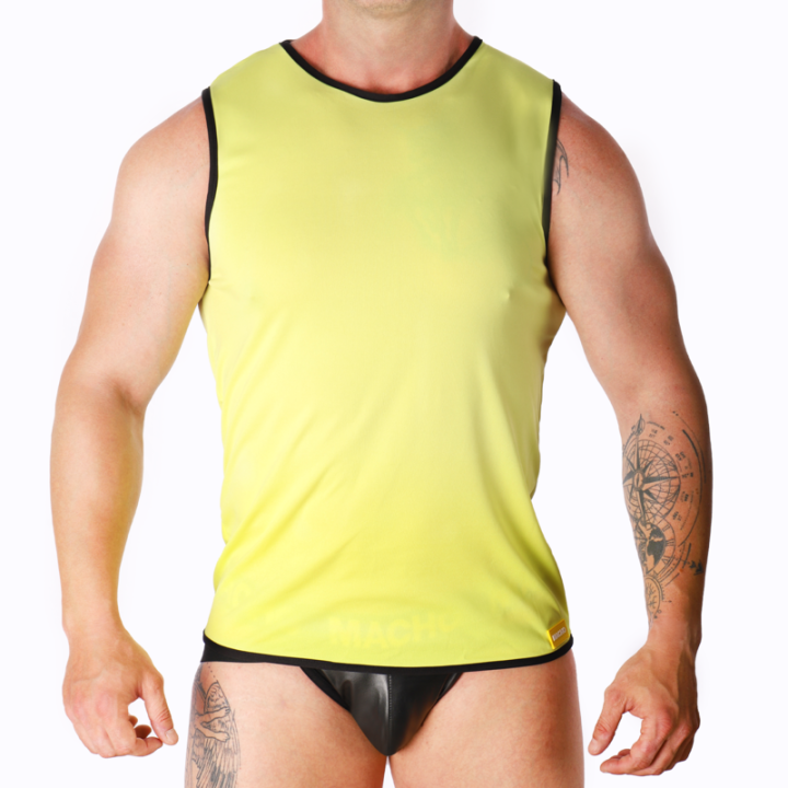 MACHO - CAMISETA AMARILLO L/XL | VibraZon