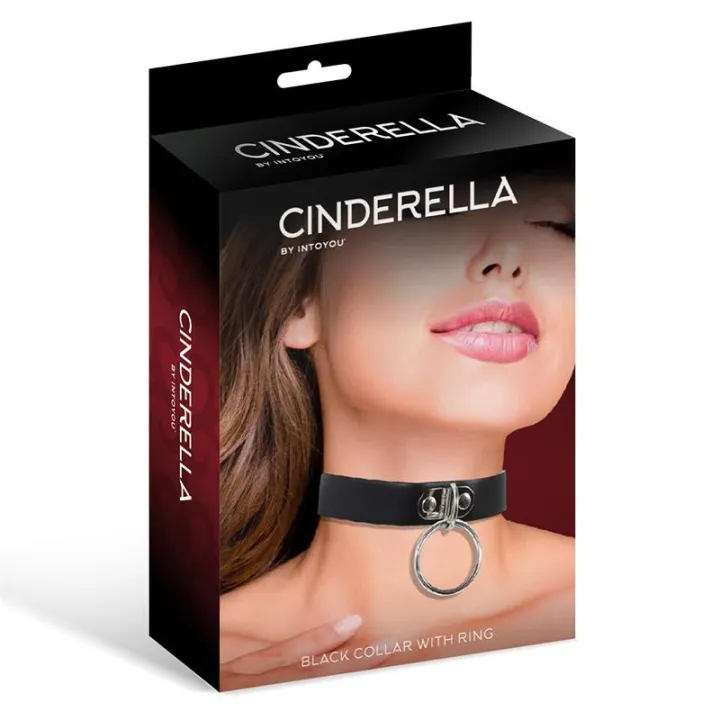 Collar con Aro Cuero Vegano Talla Única de Cinderella