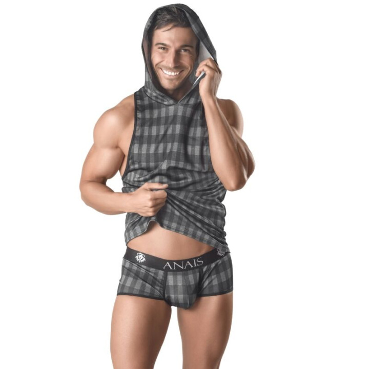 ANAIS MEN - AEGIS CAMISETA CON CAPUCHA XL | VibraZon