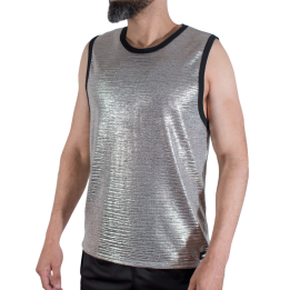 MACHO - CAMISETA BRILLO TEXTURA L/XL | VibraZon