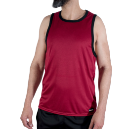 MACHO - CMV003 CAMISETA GYM GRANATE L/XL | VibraZon