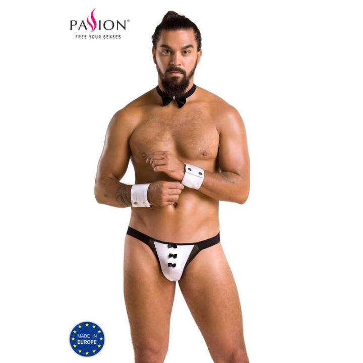 PASSION - 036 SLIP ALFROJO NEGRO S/M | VibraZon