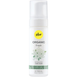 PJUR - ORGANIC FRESH ESPUMA REFRESCANTE VEGANA SIN ENJUAGUE 150 ML | VibraZon