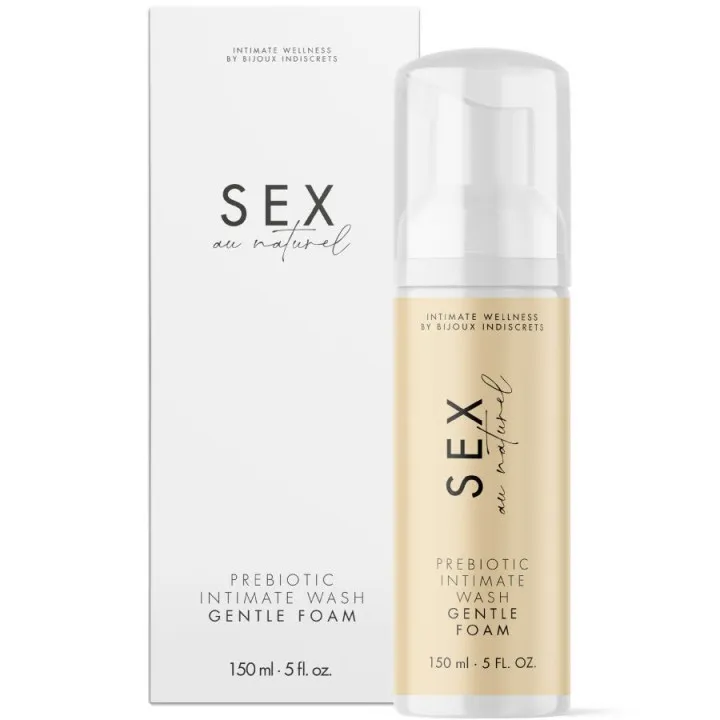 BIJOUX INDISCRETS - SEX AU NATUREL GEL ÍNTIMO PREBIÓTICO CON ESPUMA 150 ML