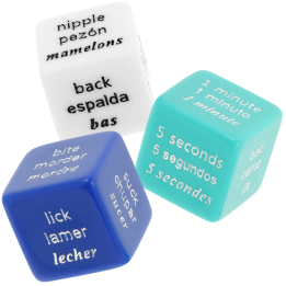 WATERFEEL - JUEGO DE DADOS ERÓTICOS ES/FR/EN | VibraZon