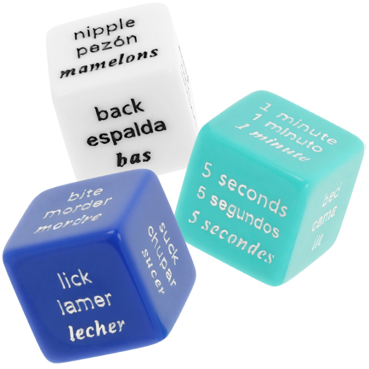 WATERFEEL - JUEGO DE DADOS ERÓTICOS ES/FR/EN | VibraZon
