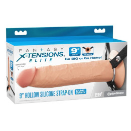 FANTASY X-TENSIONS - ARNÉS CON DILDO HUECO REALÍSTICO ELITE 24.1 CM | VibraZon