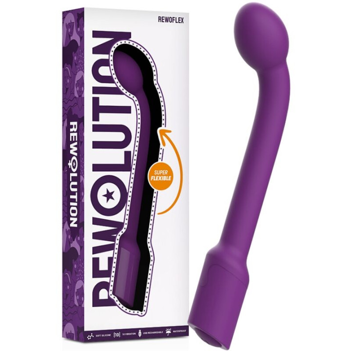 REWOLUTION - REWOFLEX VIBRADOR ESTIMULADOR PUNTO G FLEXIBLE | VibraZon