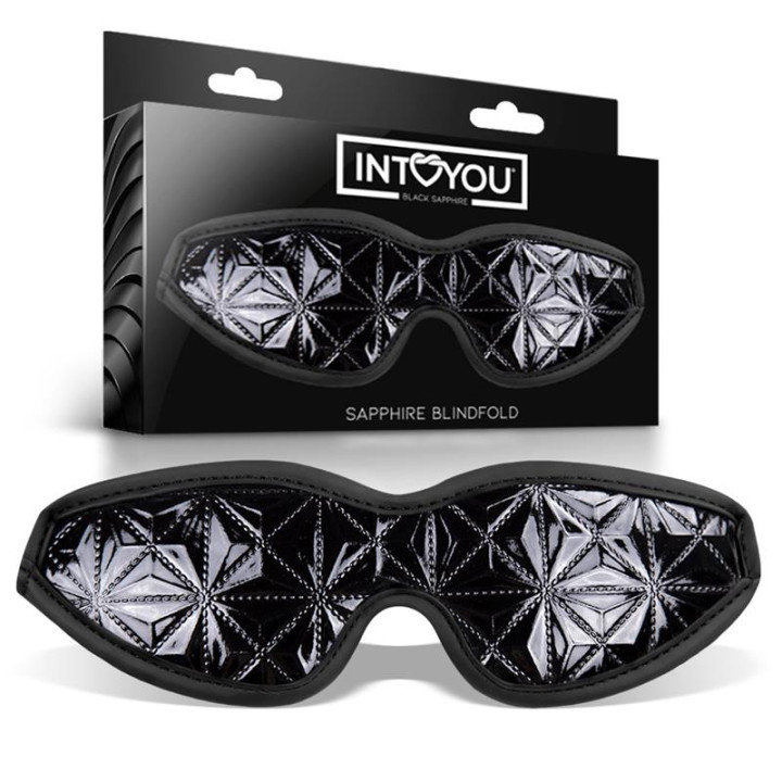 Antifaz Sapphire Cuero Vegano de Black Sapphire | VibraZon