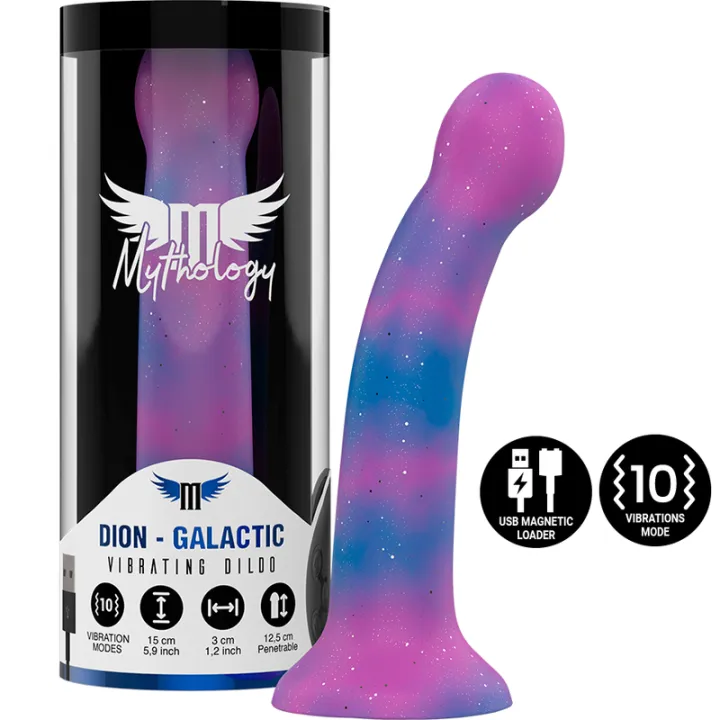 MYTHOLOGY - DION GALACTIC DILDO S - VIBRADOR COMPATIBLE CON WATCHME INALAMBRICO TECNOLOGIA