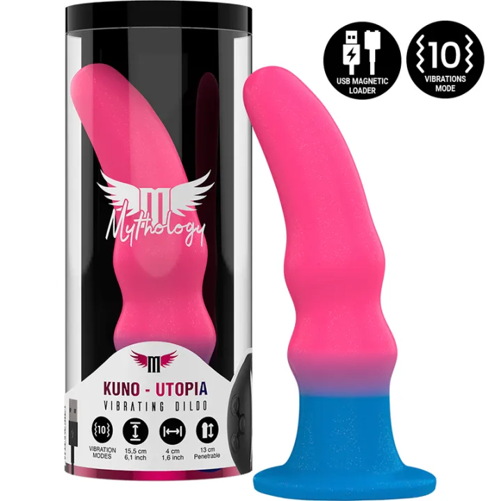 MYTHOLOGY - KUNO UTOPIA DILDO M - VIBRADOR COMPATIBLE CON WATCHME INALAMBRICO TECNOLOGIA