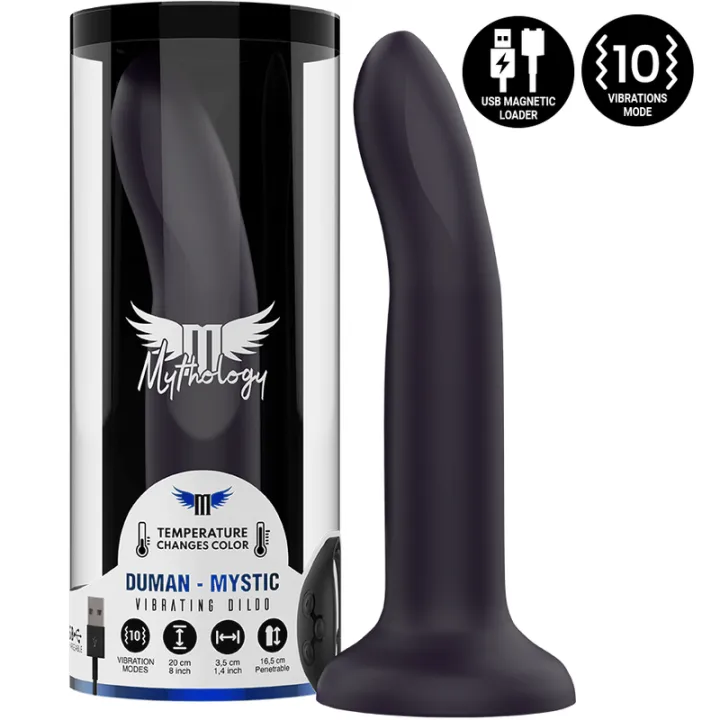 MYTHOLOGY - DUMAN MYSTIC DILDO L - VIBRADOR COMPATIBLE CON WATCHME INALAMBRICO TECNOLOGIA