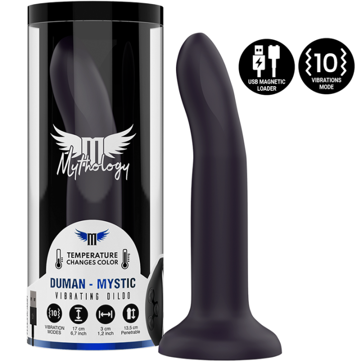 MYTHOLOGY - DUMAN MYSTIC DILDO M - VIBRADOR COMPATIBLE CON WATCHME INALAMBRICO TECNOLOGIA | VibraZon