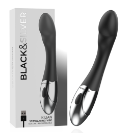 NEGRO&PLATEADO - KILIAN VIBRADOR PUNTO G | VibraZon