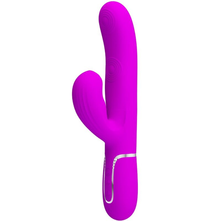 PRETTY LOVE - PERLITA VIBRADOR PUNTO G 3 EN 1 MULTIFUNCIÓN VIOETA | VibraZon