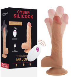 CYBER SILICOCK - REALÍSTICO CONTROL REMOTO MR JOHN 23.88 CM -O- 4.3 CM | VibraZon