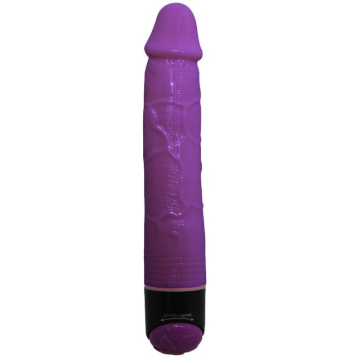 BAILE - COLORFUL SEX VIBRADOR REALÍSTICO LILA 23 CM | VibraZon