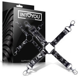 Hog Tie Sapphire Cuero Vegano de Black Sapphire | VibraZon
