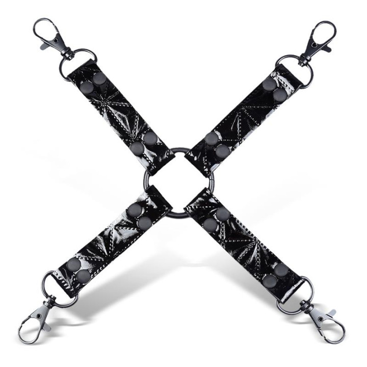 Hog Tie Sapphire Cuero Vegano de Black Sapphire | VibraZon