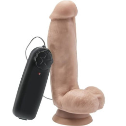 GET REAL - DILDO 12 CM CON TESTÍCULOS VIBRADOR NATURAL | VibraZon