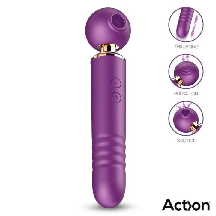 Arion Masajeador con Succión, Thrusting y Pulsación de Action