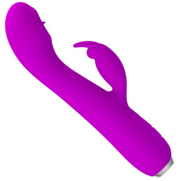 PRETTY LOVE - RACHEL VIBRADOR RECARGABLE CON SUCCIONADOR MORADO | VibraZon