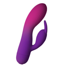 ROCKS- OFF - GLO- GIRL VIBRADOR RABBIT MORADO | VibraZon