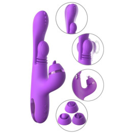 FANTASY FOR HER - VIBRADOR RABBIT INTIMOTION PULSE PRO VIBE MORADO | VibraZon