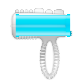 CASUAL LOVE - ANILLO TONGUE VIBRADOR AZUL | VibraZon