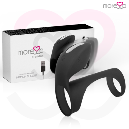 MORESSA - BRANDON POTENTE ANILLO VIBRADOR CON FUNDA DE ENGROSAMIENTO MASCULINO | VibraZon
