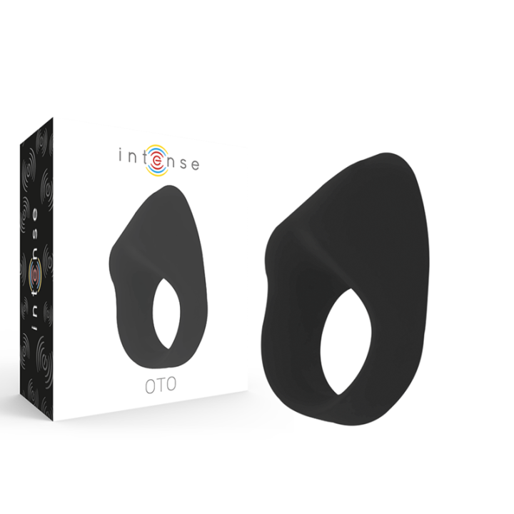 INTENSE - OTO ANILLO VIBRADOR RECARGABLE NEGRO | VibraZon