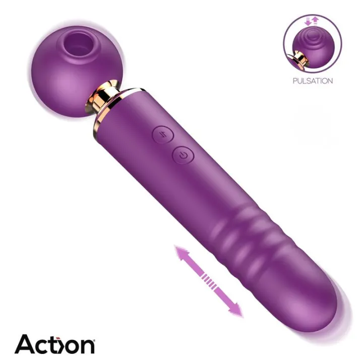 Arion Masajeador con Succión, Thrusting y Pulsación de Action
